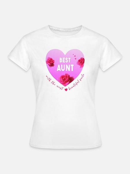 best aunt - Frauen T-Shirt - Weiß