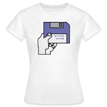Work bench - Women's T-Shirt - white - Front - AI Model Female 172 dark (172cm)
