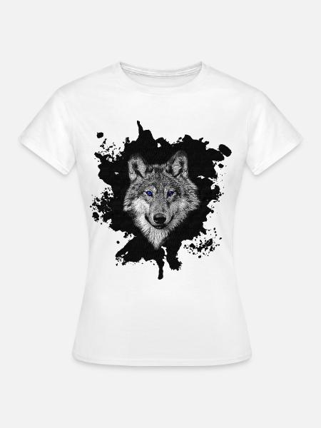 Blaue Augen - Frauen T-Shirt - Weiß