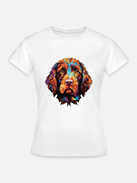 Pudelpointer Hunderasse Aquarell Illustration - Frauen T-Shirt - Weiß