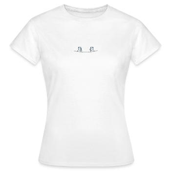 Wakeboard - Präsentiere es in Deinen Farben! - Frauen T-Shirt - Weiß - Vorne - AI Model Female 172 dark (172cm)
