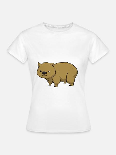 Wombat - Frauen T-Shirt - Weiß