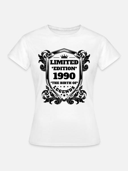 1990 - Frauen T-Shirt - Weiß