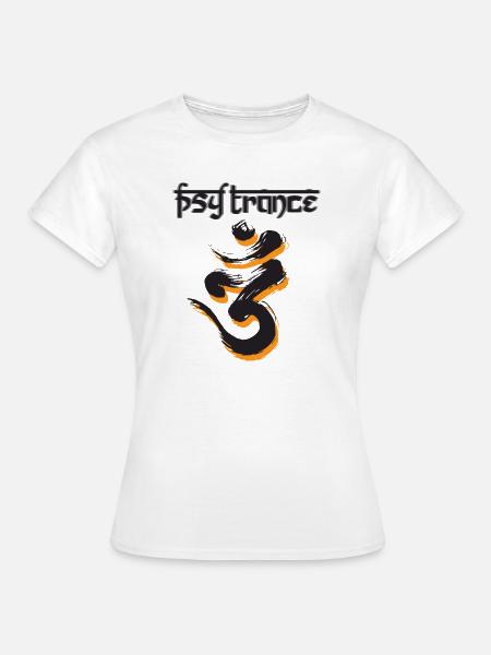 PsyTrance - T-shirt Femme - blanc