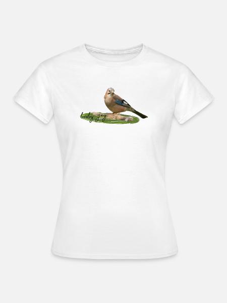 Eichelhäher - Frauen T-Shirt - Weiß