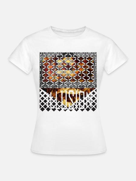ILLUSION - Frauen T-Shirt - Weiß
