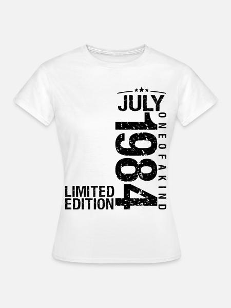 Geburtstag 1984 Juli 1984 Juli 1984 - Frauen T-Shirt - Weiß