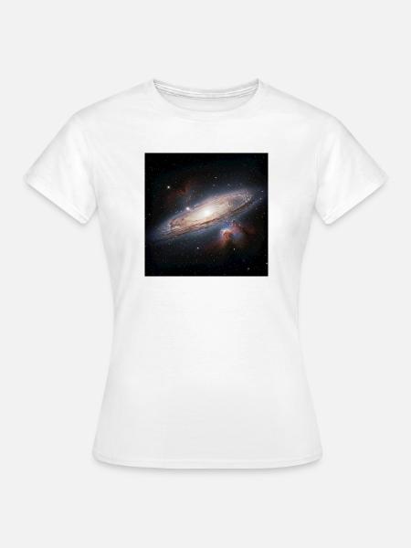 Galaxie Window of Light - Frauen T-Shirt - Weiß