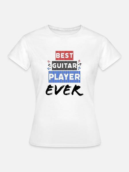 Bester Gitarrist aller Zeiten - Frauen T-Shirt - Weiß