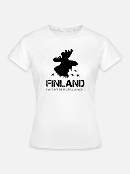 Finnland - Frauen T-Shirt - Weiß