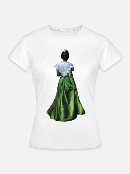 Arlesienne Grün - Frauen T-Shirt - Weiß