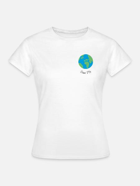Save Me - Planet Erde - Frauen T-Shirt - Weiß