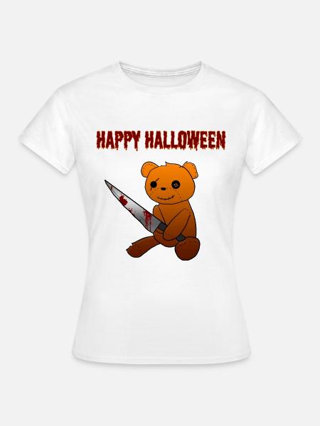 Halloween Horror - Frauen T-Shirt - Weiß