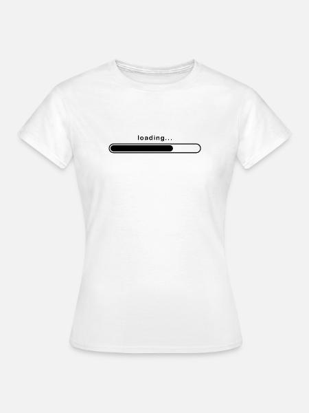 symbole de chargement - T-shirt Femme - blanc