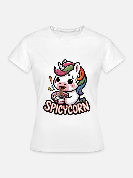 Spicycorn - Frauen T-Shirt - Weiß
