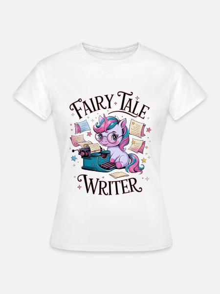 Märchenautor - Frauen T-Shirt - Weiß