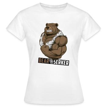 Bearserker - Women's T-Shirt - white - Front - AI Model Female 172 dark (172cm)