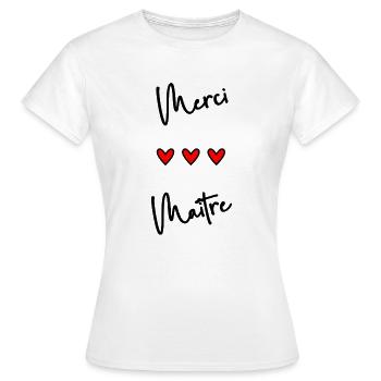 MASTER. MASTER - Women's T-Shirt - white - Front - AI Model Female 172 dark (172cm)