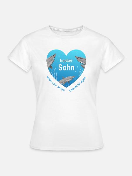 bester Sohn - Frauen T-Shirt - Weiß