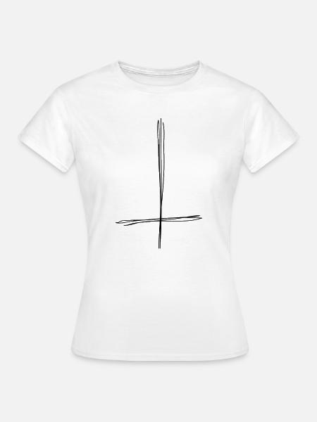 Cross - Frauen T-Shirt - Weiß