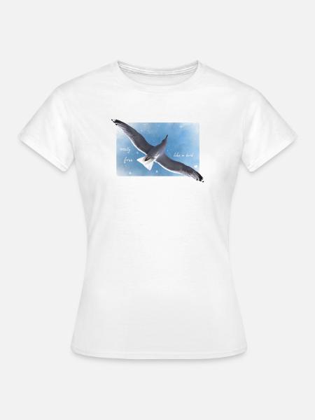 frei sein Freiheit - Frauen T-Shirt - Weiß