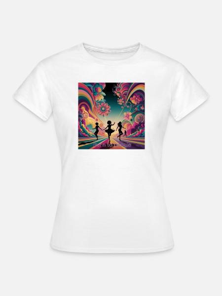 Geboren zum Boogie - Frauen T-Shirt - Weiß