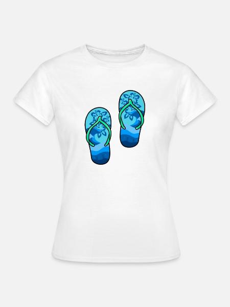 flipflop - Frauen T-Shirt - Weiß