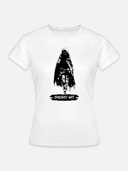Witziger Hinterhalt - Frauen T-Shirt - Weiß