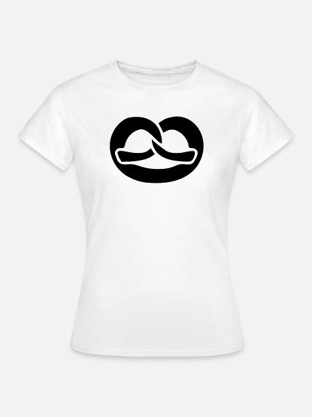Brezel 4 - Frauen T-Shirt - Weiß