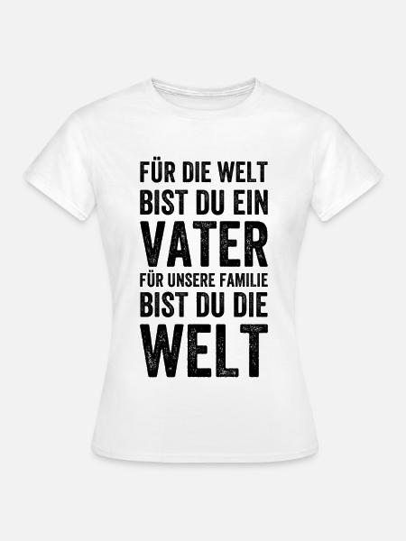 Bester Vater - Frauen T-Shirt - Weiß