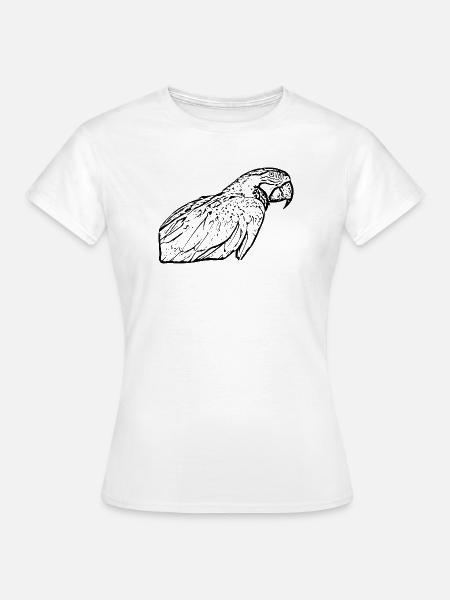Papageien - Frauen T-Shirt - Weiß