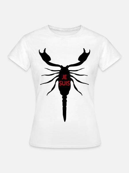Ich bin Skorpion, Sternzeichen - Frauen T-Shirt - Weiß