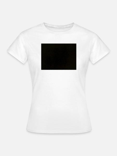 Schwarze Nacht Monochrom Layout - Frauen T-Shirt - Weiß
