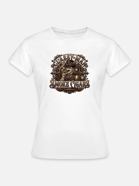 Classy Men Smoke Cigars - Frauen T-Shirt - Weiß