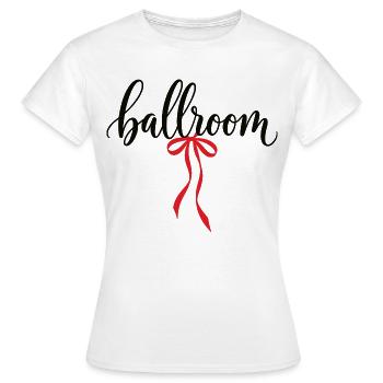 Gesellschaftstanzer Paartanz Choreografie Kokette - Frauen T-Shirt - Weiß - Vorne - AI Model Female 172 dark (172cm)