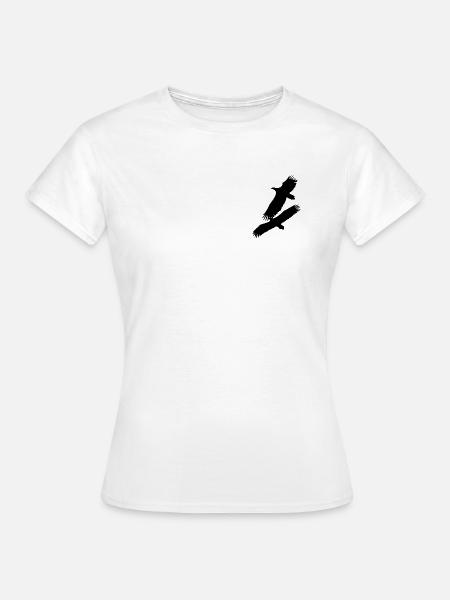 Zwei Adler im Nahkampf - Frauen T-Shirt - Weiß