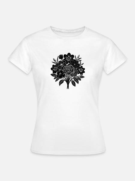Blumenstrauß - Frauen T-Shirt - Weiß