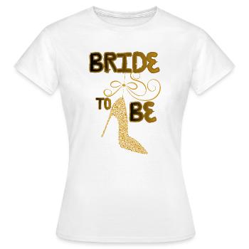 Zukünftige Braut - Frauen T-Shirt - Weiß - Vorne - AI Model Female 172 dark (172cm)