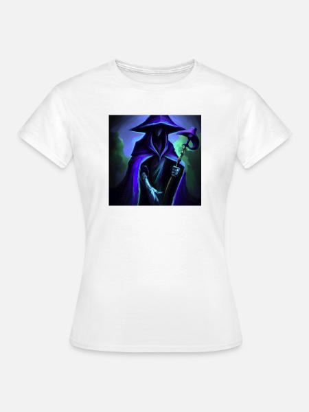Dunkler Zauberer - Frauen T-Shirt - Weiß