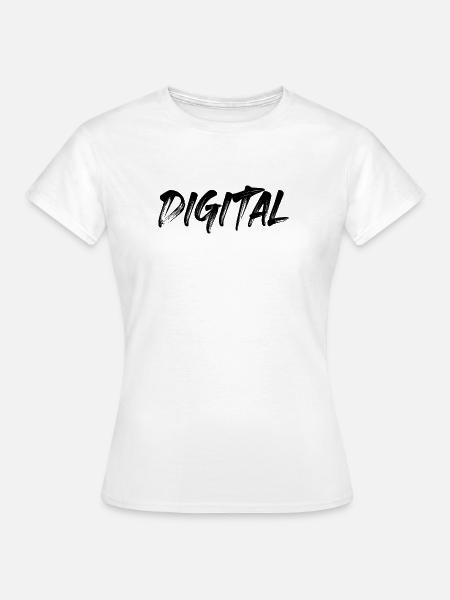 Digital - Frauen T-Shirt - Weiß