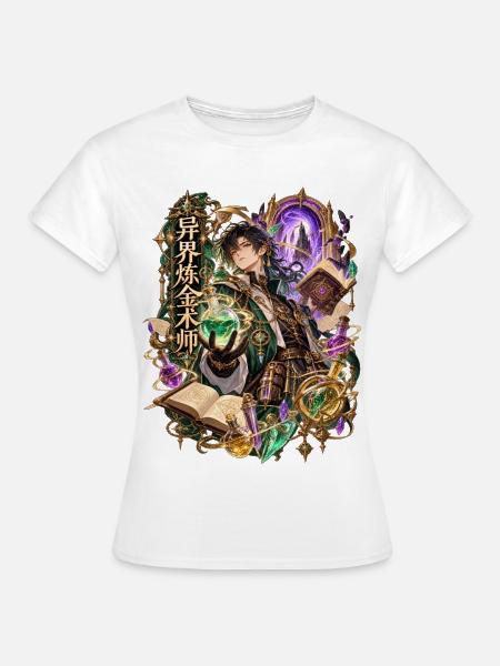Anderewelt Alchemist Magier - Frauen T-Shirt - Weiß