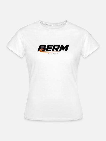 ODDROO Berm – Mountainbike & Anliegerkurve - Frauen T-Shirt - Weiß