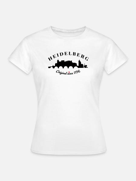 Heidelberg Retro Design - Frauen T-Shirt - Weiß