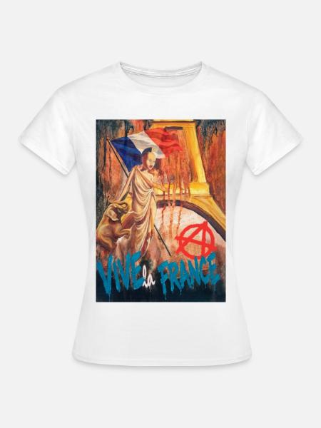 Vive la France - Frauen T-Shirt - Weiß