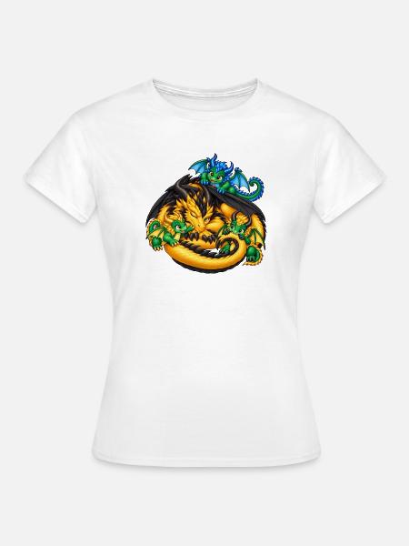 Drachenpapa – Papa braucht eine Pause - Frauen T-Shirt - Weiß