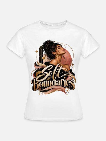 Soft Boundaries Porträt - Frauen T-Shirt - Weiß