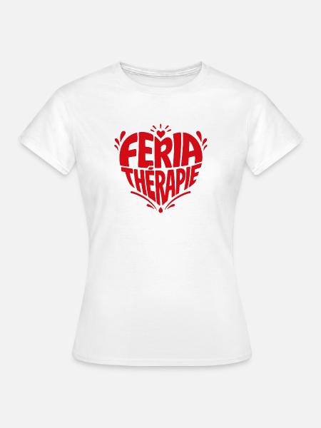 Red Heart Therapie - Frauen T-Shirt - Weiß