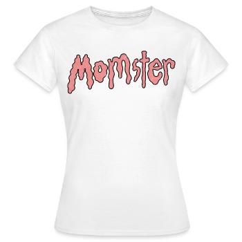 Momster - Frauen T-Shirt - Weiß - Vorne - AI Model Female 172 dark (172cm)