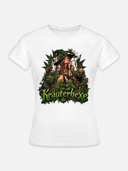 Kräuterhexe  - Frauen T-Shirt - Weiß