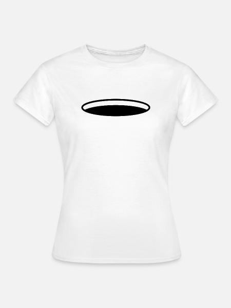 Loch - Frauen T-Shirt - Weiß